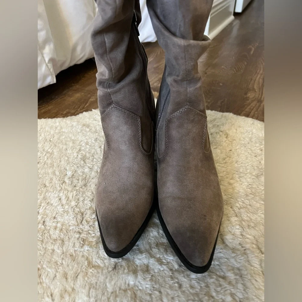 SOUL Naturalizer Mackenzie Knee High Boot Taupe Women’s Size 7 - Picture 7 of 9